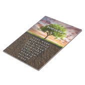 Erfolgsbaum Notizblock (angewinkelt)