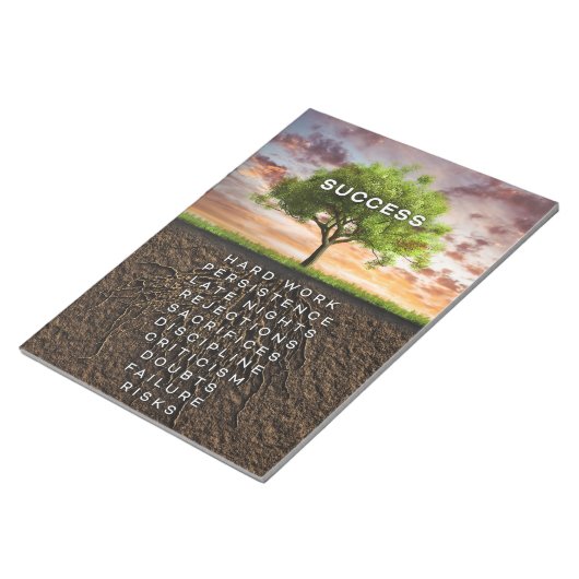 Erfolgsbaum Notizblock (angewinkelt)