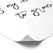 Erfolgsbejahung durch Wachstum - positives Zitat Poster (Ecke)