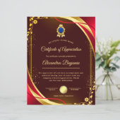 Erfolgsbewertungszeugnis (Stehend Vorderseite)