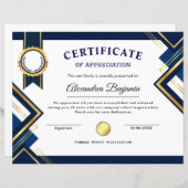 Erfolgsbewertungszeugnis (Vorne/Hinten)