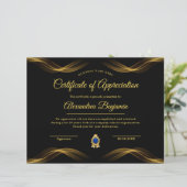 Erfolgsbewertungszeugnis (Stehend Vorderseite)