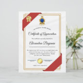 Erfolgsbewertungszeugnis (Stehend Vorderseite)