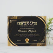 Erfolgsbewertungszeugnis (Stehend Vorderseite)