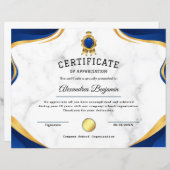 Erfolgsbewertungszeugnis (Vorne/Hinten)