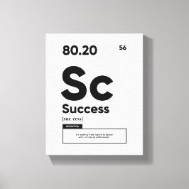 Erfolgsdefinition | Motivierend Kostenvoranschlags Leinwanddruck