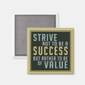 Erfolgsfaktor und Motivierend Wert Magnet (Vorderseite/Rückseite)