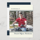 Erfolgsfeier mit Foto Einladung (Vorne/Hinten)