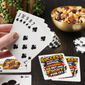 Erfolgsfighter-Zitat Spielkarten (In Situ)