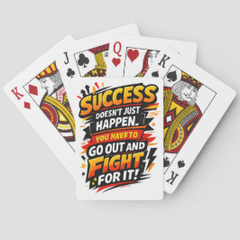 Erfolgsfighter-Zitat Spielkarten