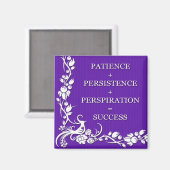 Erfolgsformel-motivierender Nachrichtenmagnet Magnet (Vorderseite/Rückseite)