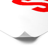 Erfolgsfußball Motivierend Inspiration Kunst Poster (Ecke)