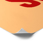 Erfolgsfußball Motivierend Inspiration PopArt Poster (Ecke)