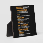 Erfolgsgedanke - Motivierend Fotoplatte (Vorderseite)