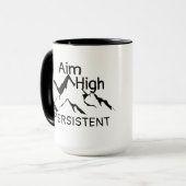 Erfolgsgeheimnisse und Redewendungen zum Erreichen Tasse (Vorderseite Links)