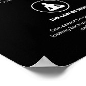 Erfolgsgesetze - Motivierend Poster (Ecke)