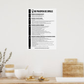Erfolgsgrundsätze Poster (Küche)