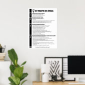 Erfolgsgrundsätze Poster (Heimbüro)