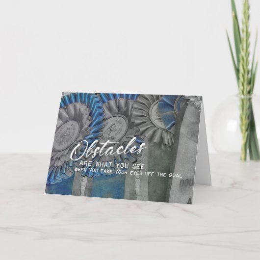 ERFOLGSGrußkarte Dankeskarte (Vorderseite)