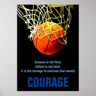 Erfolgskurs Basketball Inspiration Poster