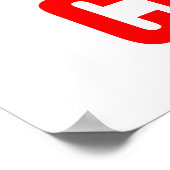 Erfolgskurs Fußball Inspiration Motivation Poster (Ecke)