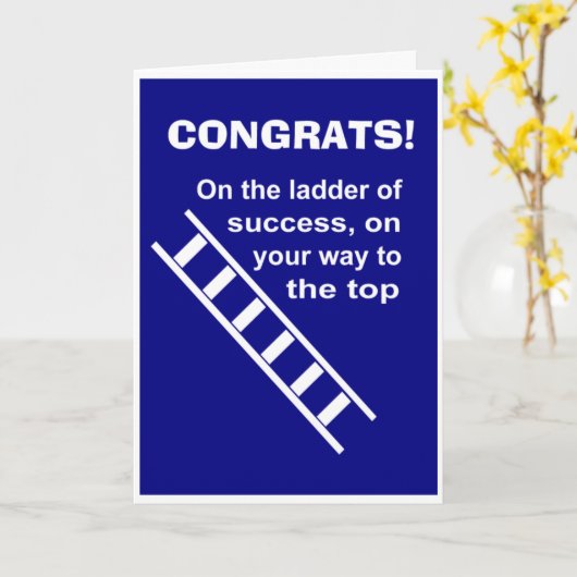 Erfolgsleiter Karte (Gelbe Blume)