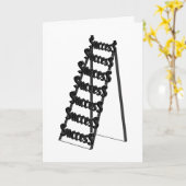 Erfolgsleiter Karte (Gelbe Blume)