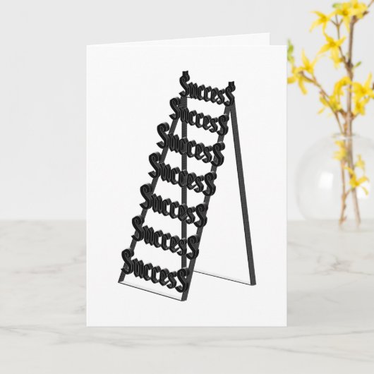 Erfolgsleiter Karte (Gelbe Blume)