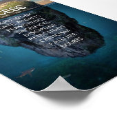 Erfolgsmauer Poster (Ecke)