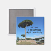 Erfolgsmotivation Magnet (Vorderseite/Rückseite)
