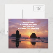 Erfolgsmotivation Postkarte (Vorne/Hinten)