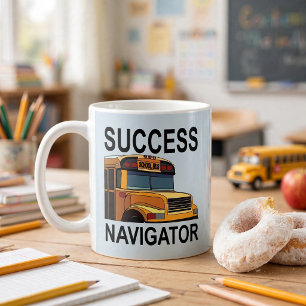 Erfolgsnavigator Schulbusfahrer Kaffeetasse