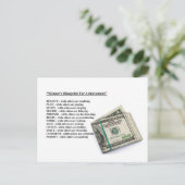 Erfolgsplänen Postkarte (Stehend Vorderseite)