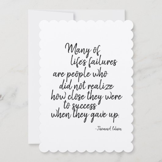 Erfolgsquote bei der Inspirationsflatkarte Einladung (Vorderseite)