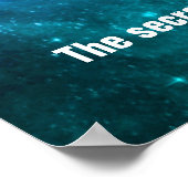 Erfolgsquote der Erde aus dem Weltraum Poster (Ecke)