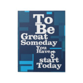 Erfolgsquote ist eines Tages großartig Notizblock (Rotiert)