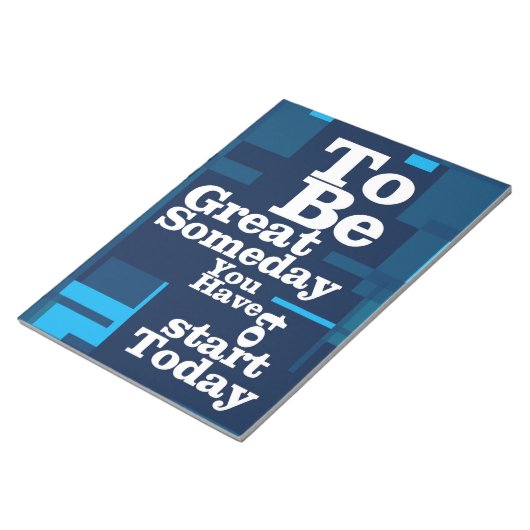 Erfolgsquote ist eines Tages großartig Notizblock (angewinkelt)