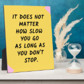 Erfolgsquote Motivierend / Inspiration Zitat Fotoplatte (Seite)