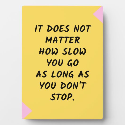 Erfolgsquote Motivierend / Inspiration Zitat Fotoplatte (Vorderseite)