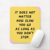 Erfolgsquote Motivierend / Inspiration Zitat Mousepad (Mit Mouse)