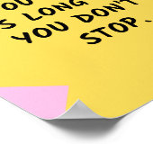 Erfolgsquote Motivierend / Inspiration Zitat Poster (Ecke)