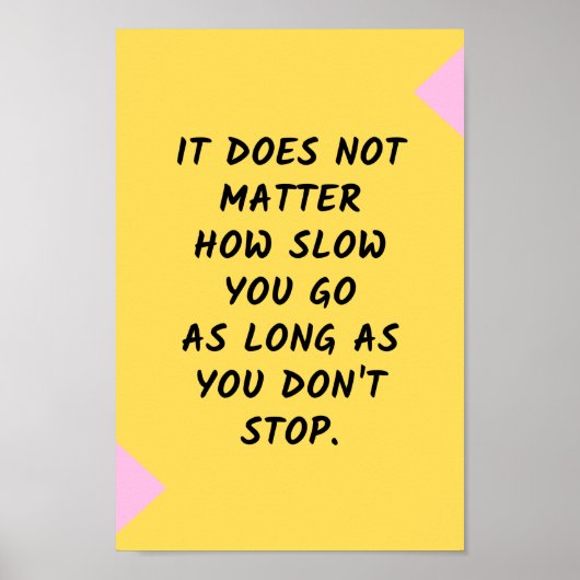 Erfolgsquote Motivierend / Inspiration Zitat Poster (Vorne)