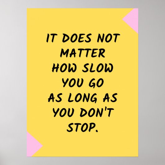 Erfolgsquote Motivierend / Inspiration Zitat Poster (Vorne)