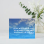 Erfolgsquote Postkarte (Stehend Vorderseite)