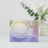 Erfolgsquote Postkarte (Stehend Vorderseite)