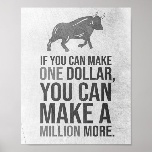 Erfolgsquote Sie können eine Million machen Poster (Vorne)