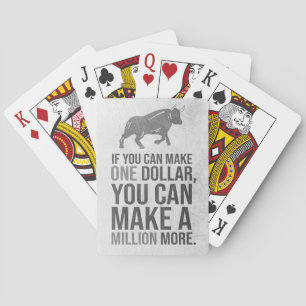 Erfolgsquote Sie können eine Million machen Spielkarten