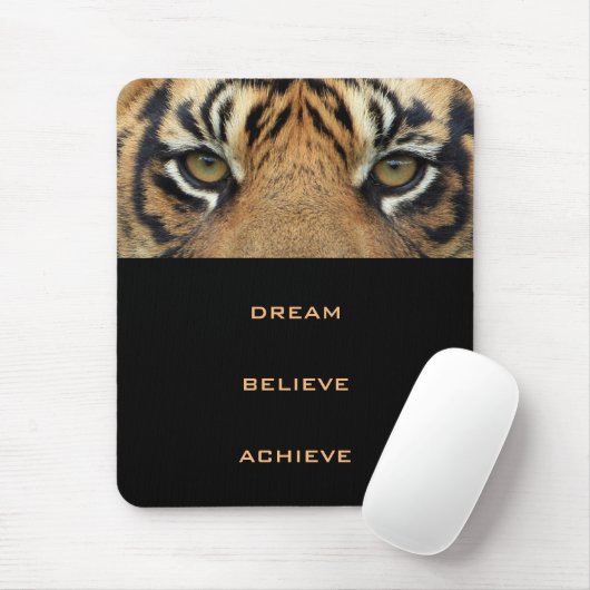 Erfolgsquote Tiger Eyes Animal Modern Vertikal Mousepad (Mit Mouse)