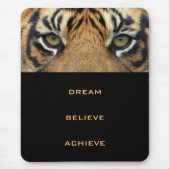 Erfolgsquote Tiger Eyes Animal Modern Vertikal Mousepad (Vorne)