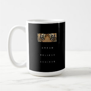 Erfolgsquote Tiger Template Traum glauben zu errei Kaffeetasse